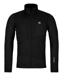 Mikina ORTOVOX Fleece Grid Jacket Men's Black Raven